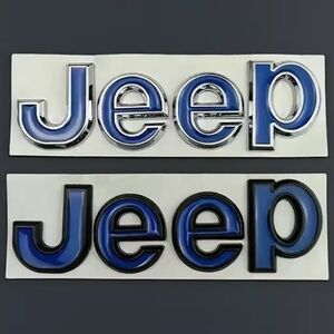 Jeep Adhesive Badge Emblem Adhesive Back See 8 Color Choices